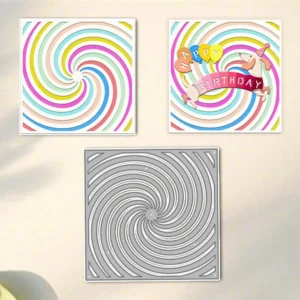 Decorative Rotating Background Frame Cutting Dies 00