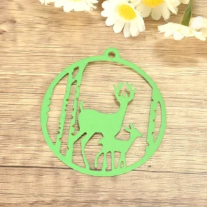Deer Circle Tags Metal Cutting Dies Main View - 240-DC-2286