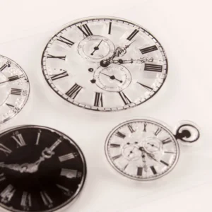 Dial Diary Stamp Set - size chart | clear stamp