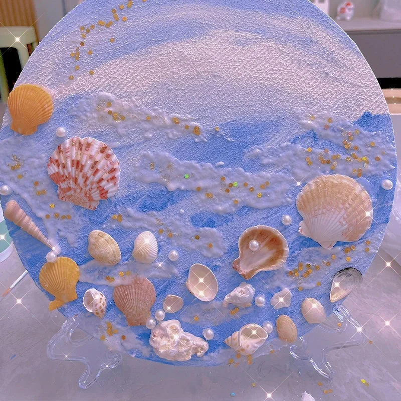 Sumflying DIY Beach Shell Quartz Sand 3D Painting Kit - image 3 Sumflying DIY Beach Shell Quartz Sand 3D Painting Kit - image 3