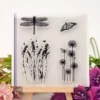 Dragonfly Butterfly Stamp Set - main product photo | clear stamp