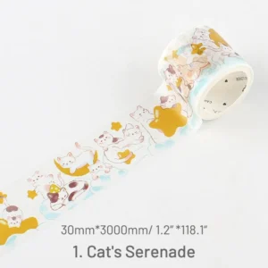 Cute Cartoon Animals Washi Tape