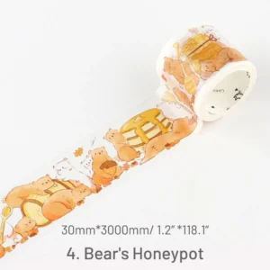 Cute Cartoon Animals Washi Tape