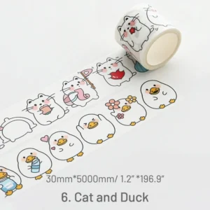 Cute Cartoon Animals Washi Tape