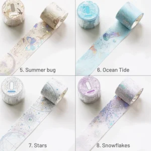 Dazzling Magic Pattern Holographic Washi Tape Dazzling Magic Pattern Holographic Washi Tape