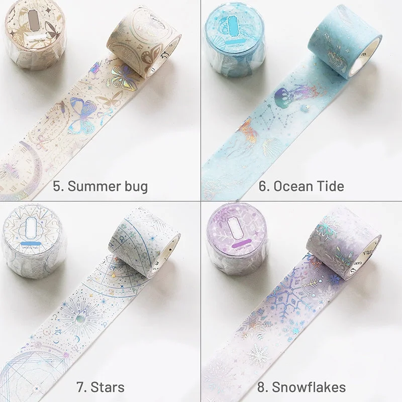 Dazzling Magic Pattern Holographic Washi Tape Dazzling Magic Pattern Holographic Washi Tape