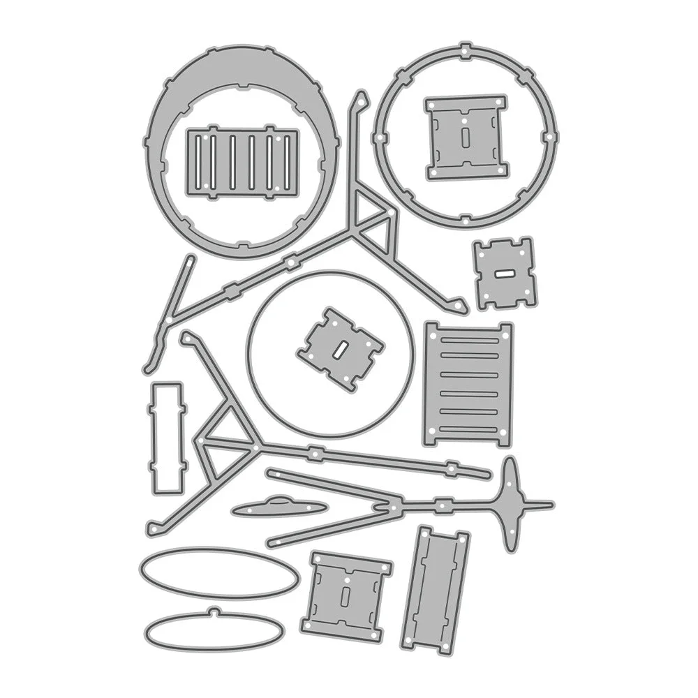 Drum Set Metal Cutting Dies 05 Drum Set Metal Cutting Dies 05