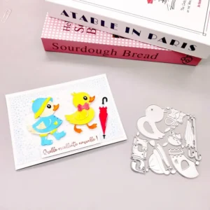Sumflying Ducklings and Umbrellas Metal Cutting Dies Ducklings And Umbrellas Metal Cutting Dies 03