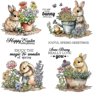 Easter Bunny Clear Stamps 2 00
