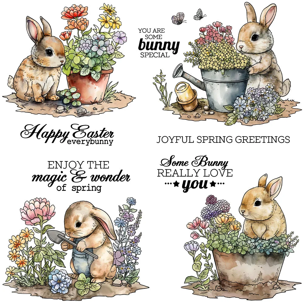 Easter Bunny Clear Stamps 2 00 Easter Bunny Clear Stamps 2 00