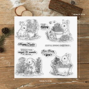 Easter Bunny Clear Stamps 2 01