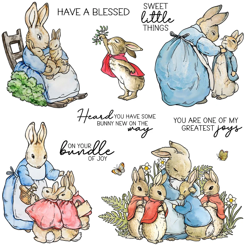 Easter Bunny Clear Stamps 3 00 Easter Bunny Clear Stamps 3 00