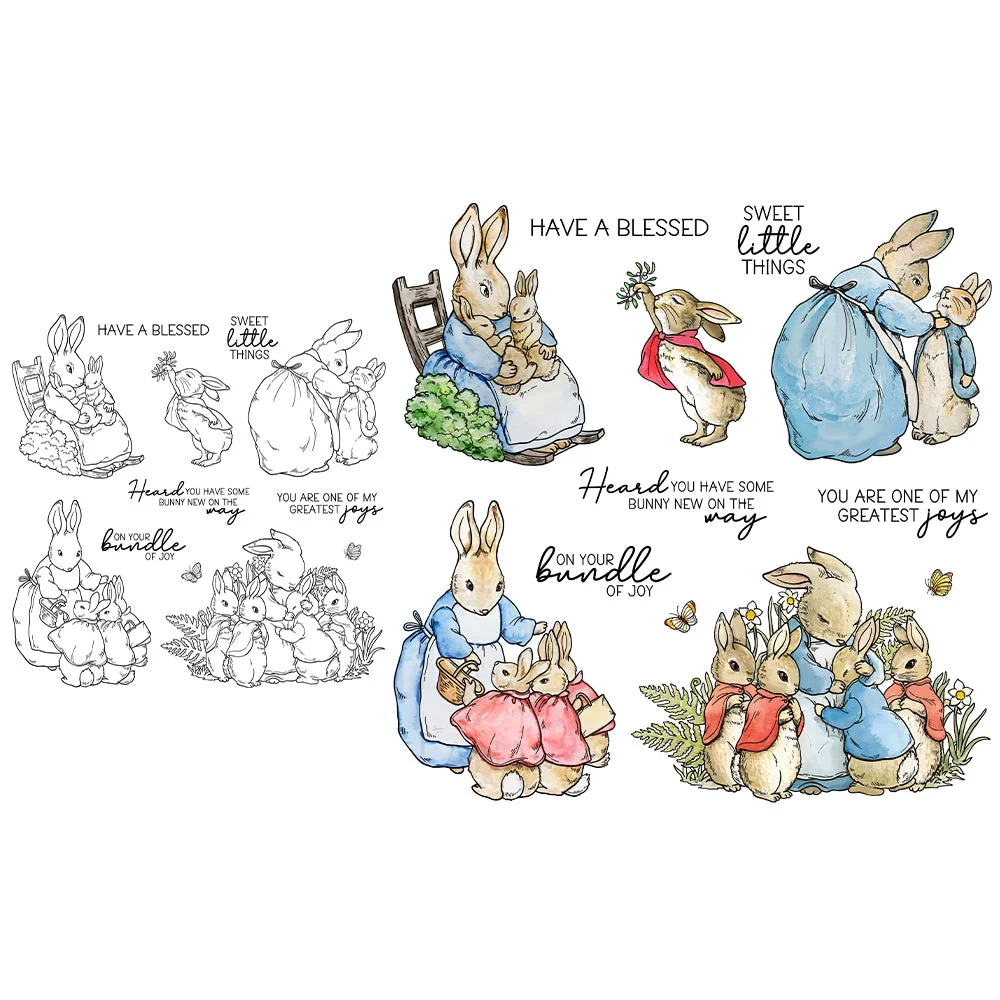 Easter Bunny Clear Stamps 3 03 Easter Bunny Clear Stamps 3 03