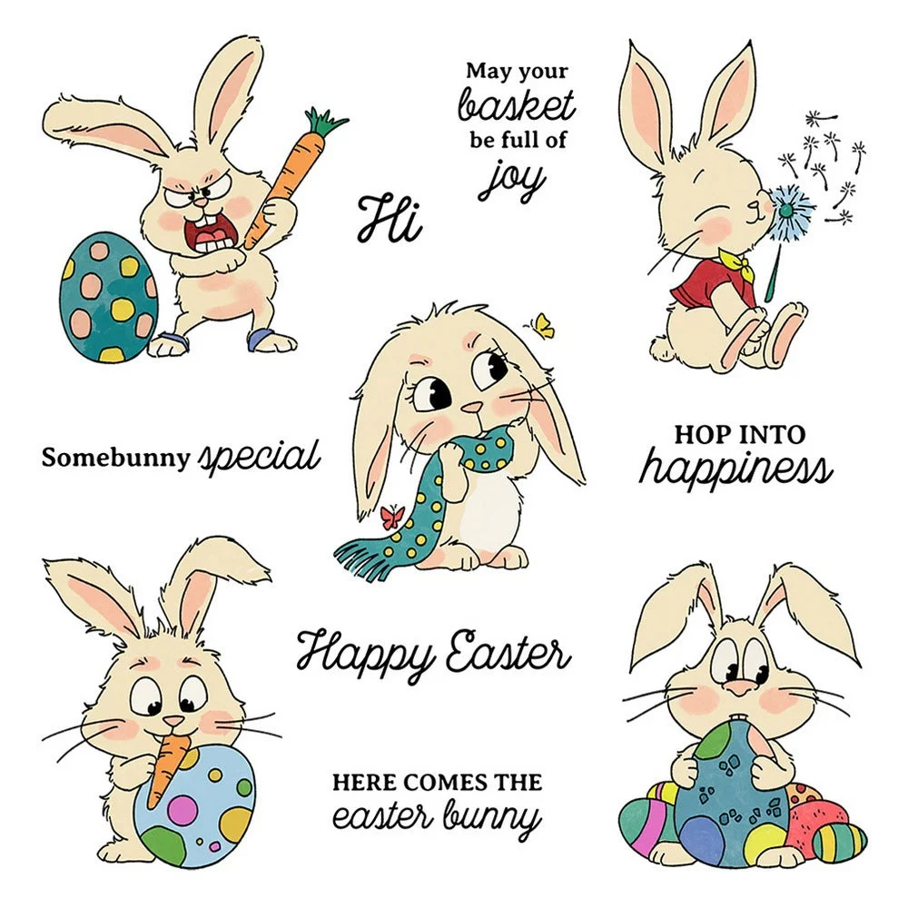 Easter Bunny Clear Stamps 5 01 Easter Bunny Clear Stamps 5 01