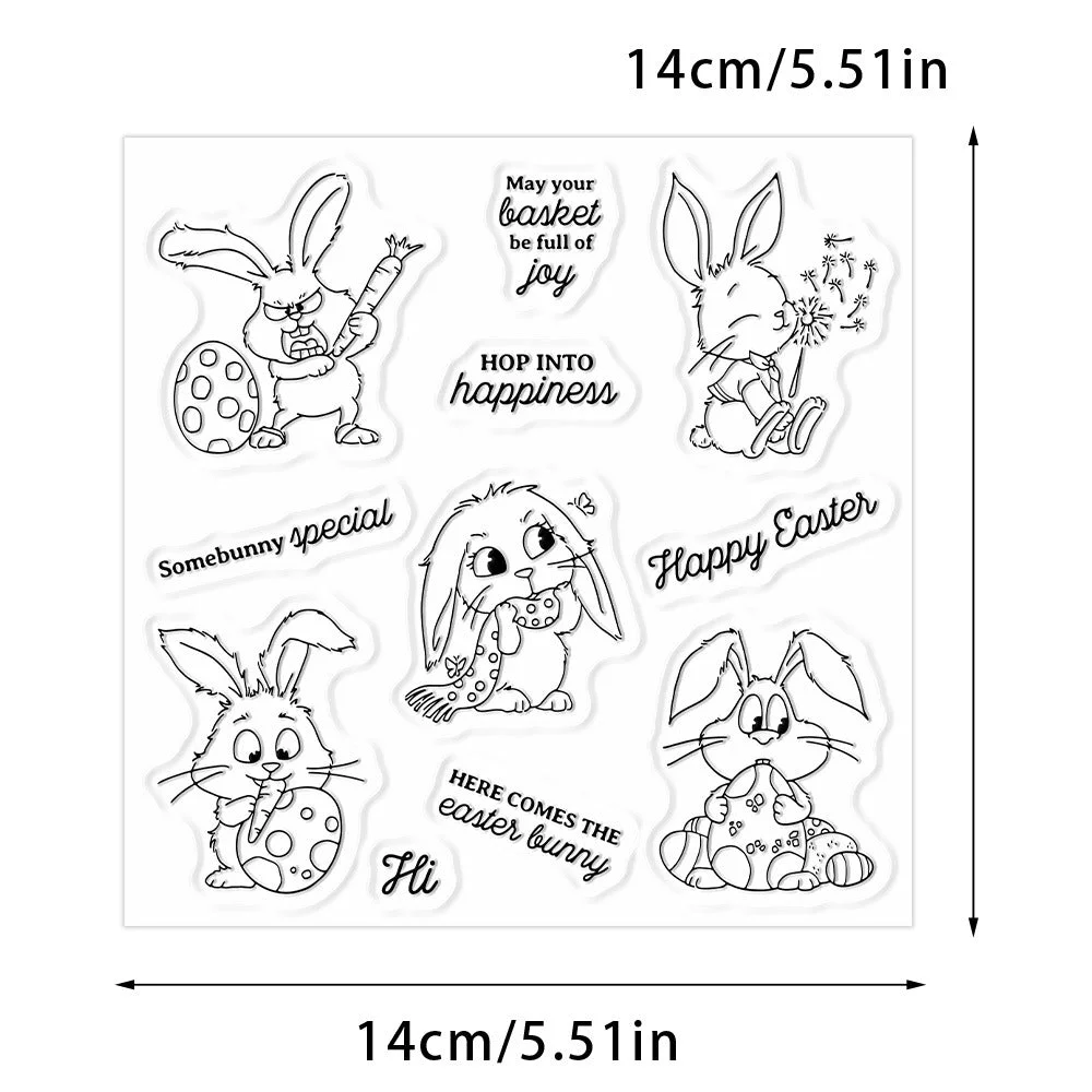 Easter Bunny Clear Stamps 5 02 Easter Bunny Clear Stamps 5 02