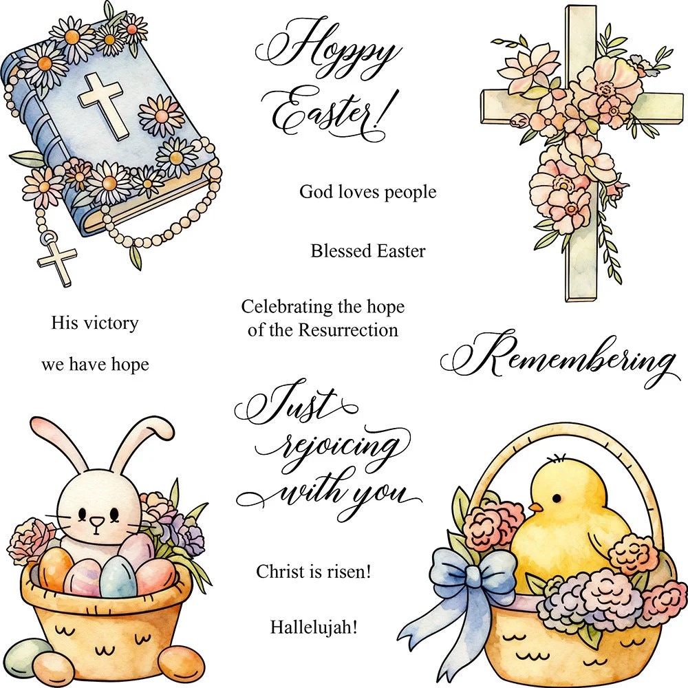 Easter Commemoration Clear Stamps 01 Easter Commemoration Clear Stamps 01