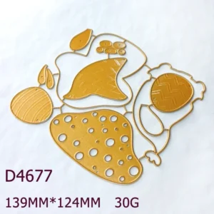 Easter Egg And Mushroom Metal Cutting Dies 01