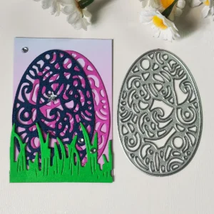 Easter Egg Metal Cutting Dies - metal cutting die detail view 4