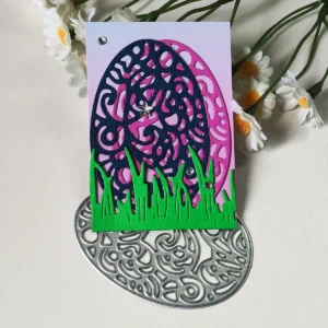 Easter Egg Metal Cutting Dies - metal cutting die detail view 5