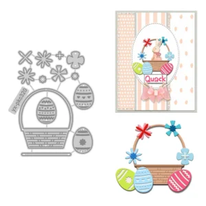 Easter Eggs And Baskets Metal Cutting Dies 00