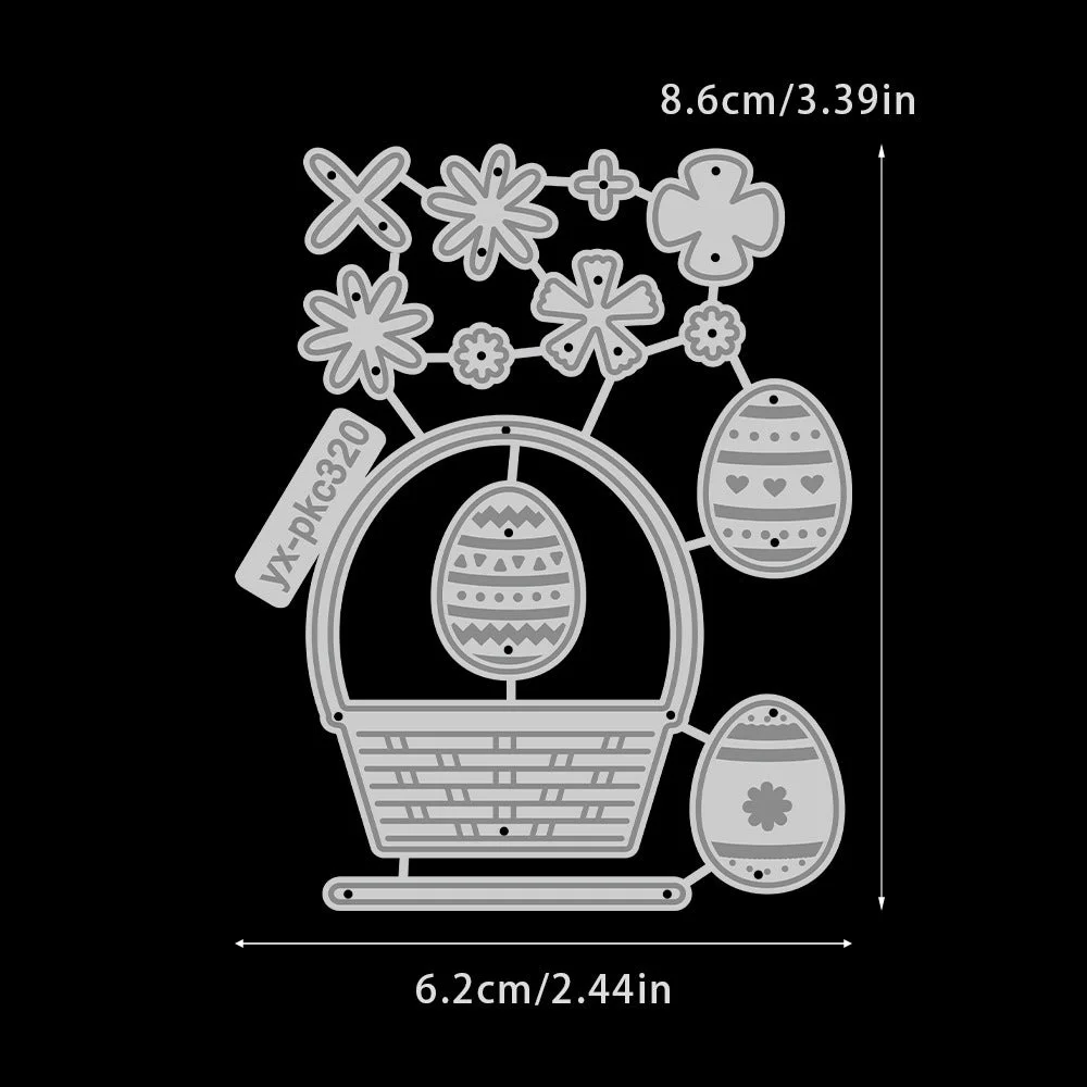 Easter Eggs And Baskets Metal Cutting Dies 01 Easter Eggs And Baskets Metal Cutting Dies 01