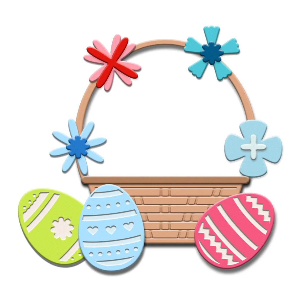 Easter Eggs And Baskets Metal Cutting Dies 02 Easter Eggs And Baskets Metal Cutting Dies 02