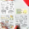 Easter Eggs And Ducklings Clear Stamps 00