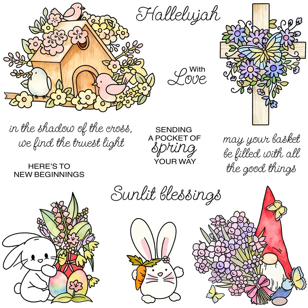 Easter Elements Clear Stamps 1 01 Easter Elements Clear Stamps 1 01
