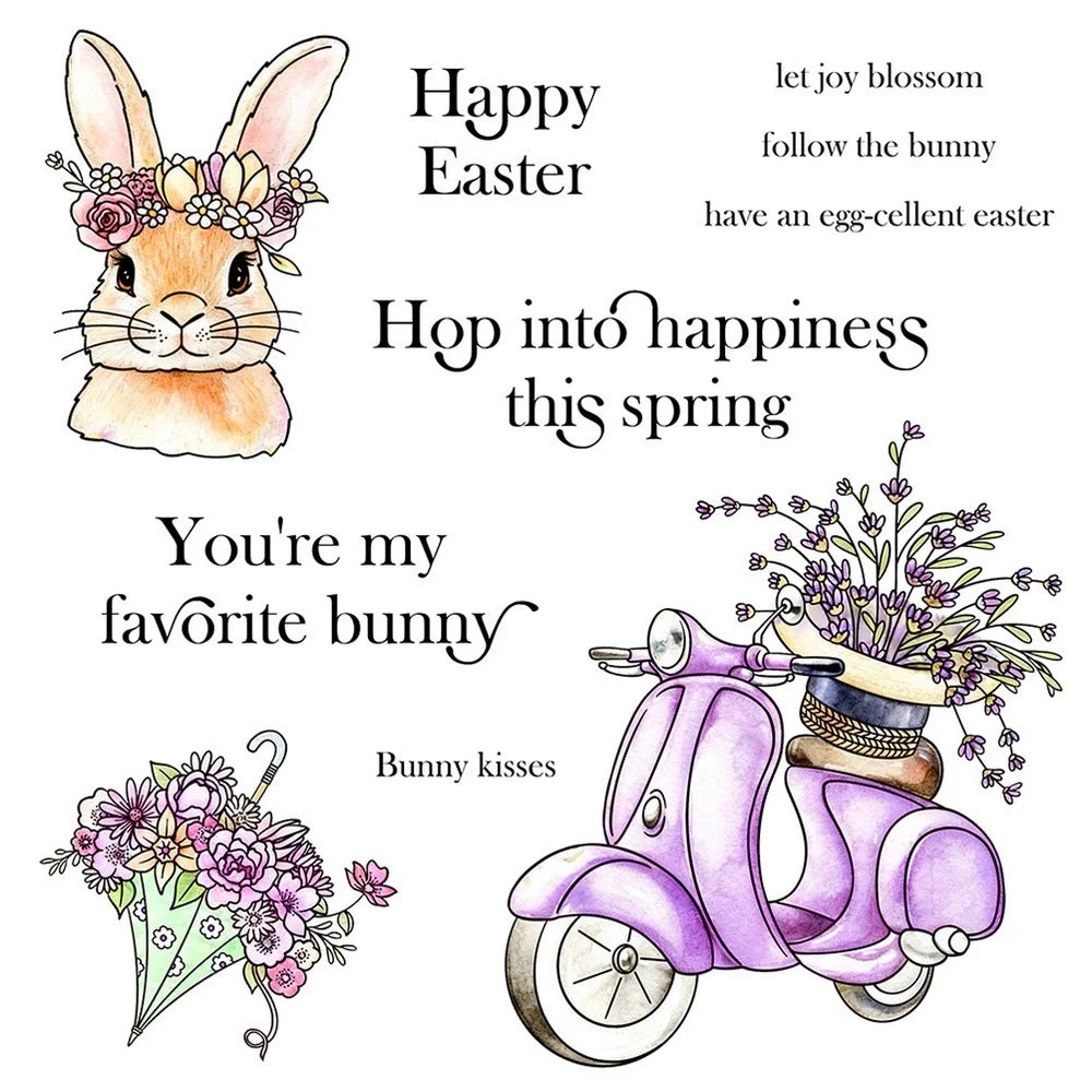 Easter Elements Clear Stamps 01 Easter Elements Clear Stamps 01