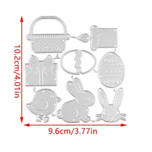 Easter Elements Metal Cutting Dies - metal cutting die detail view 3