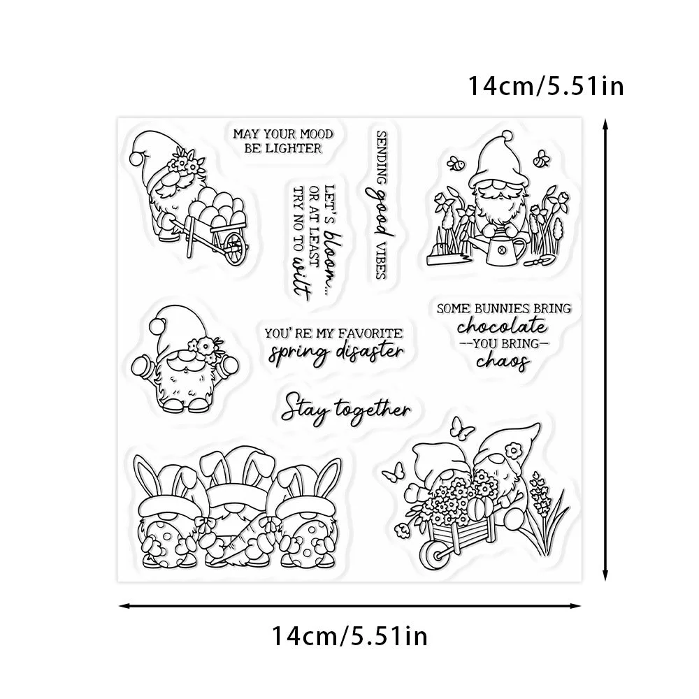 Easter Gnomes Clear Stamps 02 Easter Gnomes Clear Stamps 02