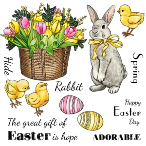 Easter Theme Clear Stamps 5 00