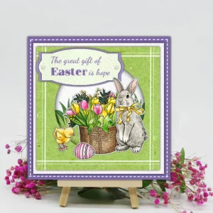Sumflying Easter Theme Basket Egg Hunt Clear Stamps Easter Theme Clear Stamps 5 02