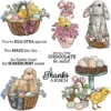 Easter Theme Clear Stamps 6 00