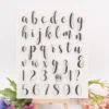 English Alphabet Stamp Set - main product photo | clear stamp