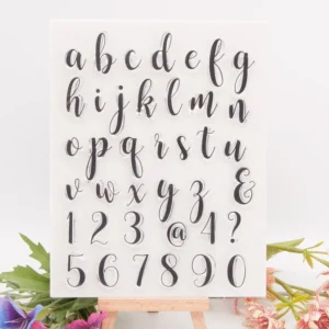 English Alphabet Stamp Set - main product photo | clear stamp