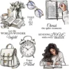 Enjoy Working Time Clear Stamps 00