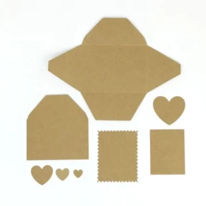 Back view – Sumflying Envelope with Heart Metal Cutting Dies metal cutting dies