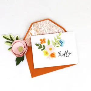 Package view – Sumflying Envelope with Heart Metal Cutting Dies metal cutting dies