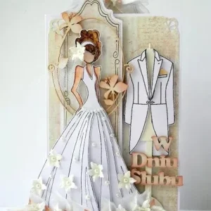 Evening Dress Girl Metal Cutting Dies - character metal cutting dies - size chart