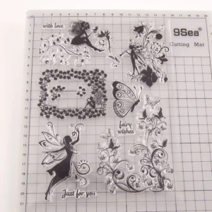 Fairy Stamp Set - detail view | clear stamp