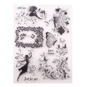 Fairy Stamp Set - packaging photo | clear stamp