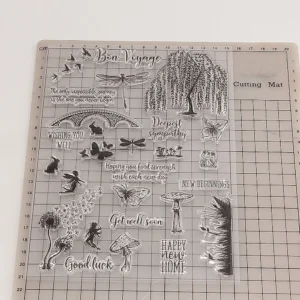 Fairy Willow Bridge Clear Stamp Set - lifestyle photo | clear stamp