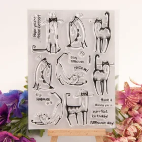 Fancy Cat Stamp Set