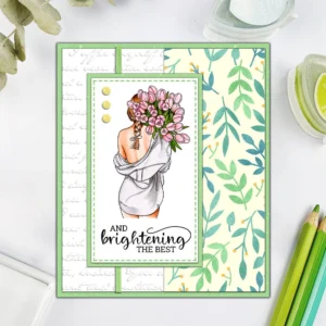 Sumflying Fashion Girls Outfit Style Clear Stamps Fashion Girls Clear Stamps 04