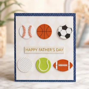 Fathers Day Sports Card Realistic 02
