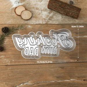 Fathers Day Theme Metal Cutting Dies 1 01