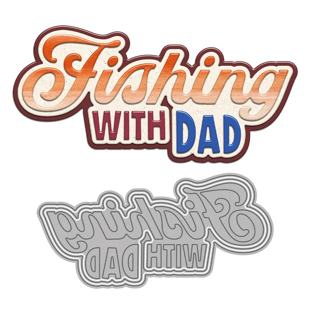Fathers Day Theme Metal Cutting Dies 1 05 Fathers Day Theme Metal Cutting Dies 1 05