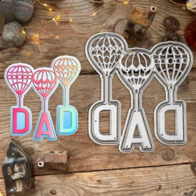 Sumflying Father's Day Celebration Metal Cutting Dies