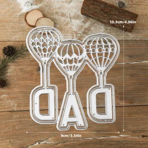 Fathers Day Theme Metal Cutting Dies 01